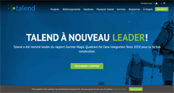 Desktop Screenshot of fr.talend.com
