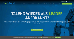 Desktop Screenshot of de.talend.com